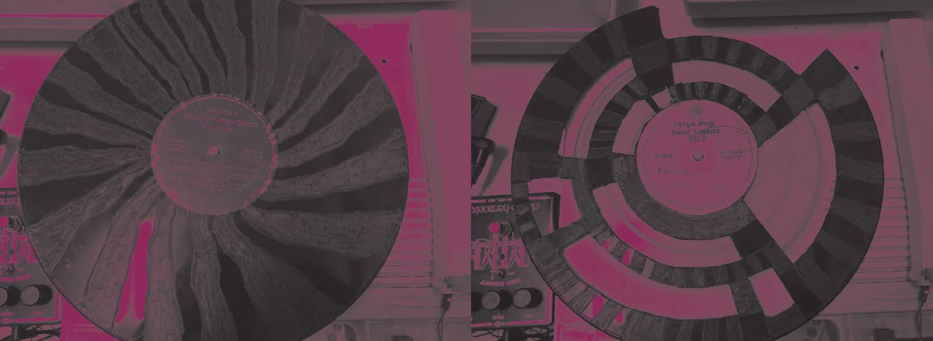 DJ Urine為演出的改造黑膠唱盤-圖片